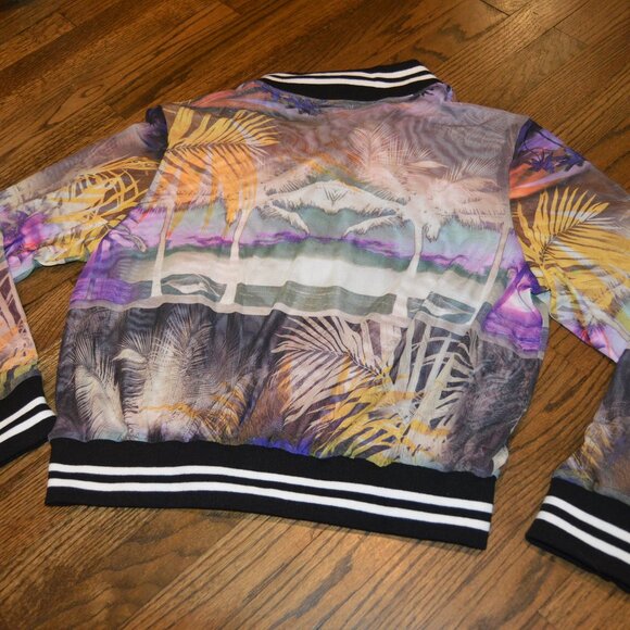 Save the Faith Brand~Boutique~NWT~Large~Short Zip up Jacket~Reversible~Nylon~ - Picture 6 of 15